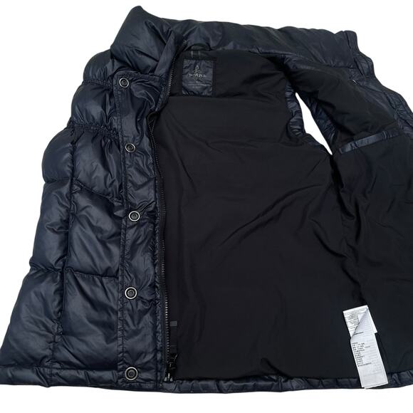 Prana Women’s Black Quilted Down Puffer Vest, Ladies Small - Picture 5 of 6